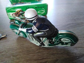 Schuco - Moto Racer 1006 - Opwindbaar blikken speelgoed -