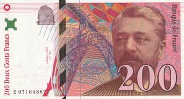 France Fay 75/5 200 Francs Eiffel 1999 Pick 159, Verzenden, België