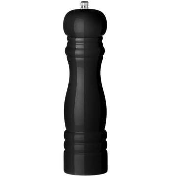 Pepermolen | RVS/Rubberhout | Zwart | Ø55x215(h)mm HENDI, Verzenden