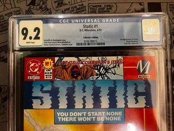 Static #1 - Collectors Edition - 1st appearance of Static -, Boeken, Nieuw