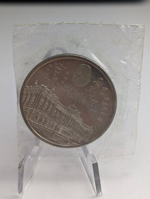 Spanje. 2000 Pesetas 1995 (Zonder minimumprijs), Timbres & Monnaies, Monnaies | Europe | Monnaies non-euro
