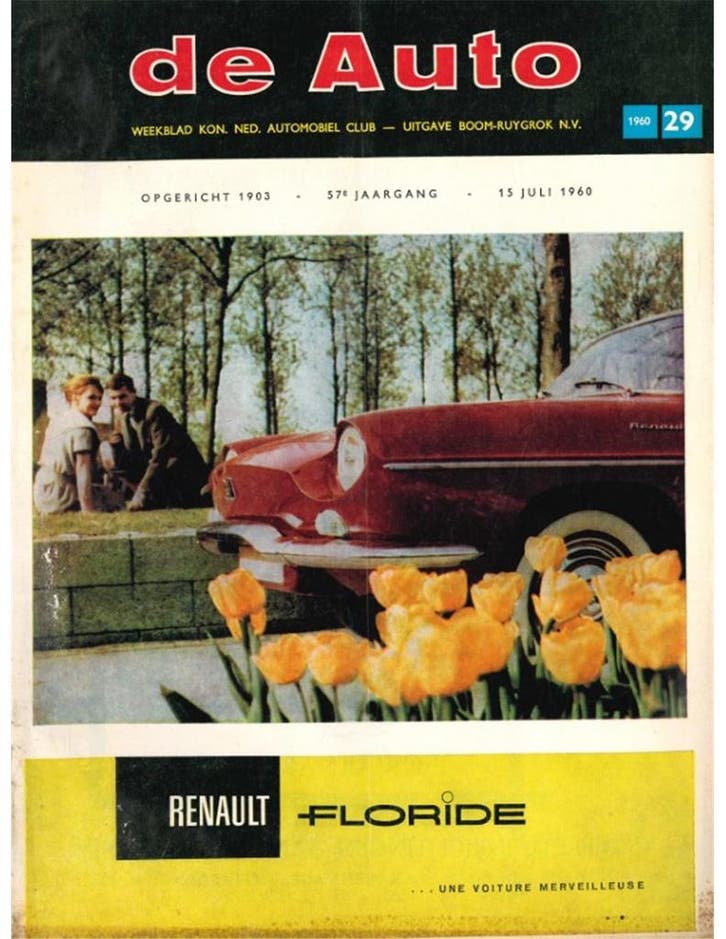 1960 DE AUTO MAGAZINE 29 NEDERLANDS, Boeken, Auto's | Folders en Tijdschriften