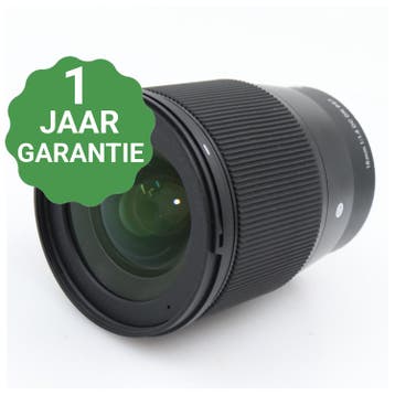 Sigma 16mm F/1.4 DC DN Contemporary Sony E | Tweedehands, Verzenden