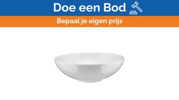 Bieden: Alessi Mami dessert Bowl SG53/54 - Elegant White Po, Ophalen of Verzenden