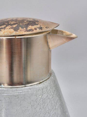 Karaf - Glaskaraffe / Weinkanne – Krakeliertes Glas mit
