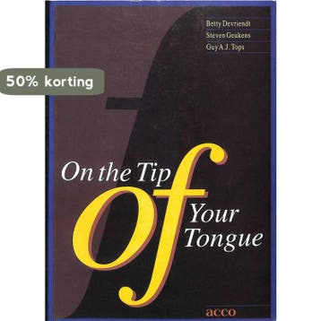 On the tip of your tongue 9789033431111 B. Devriendt, Boeken, Verzenden, Gelezen, B. Devriendt