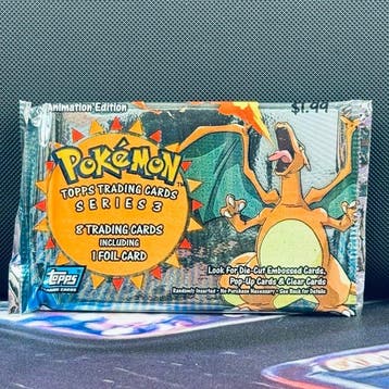 Pokémon Booster pack - Topps Trading Cards Series 3 2000