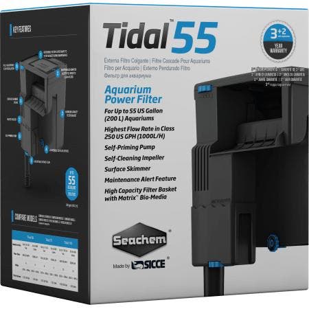 Seachem Tidal 55, Animaux & Accessoires, Poissons | Aquariums & Accessoires, Envoi