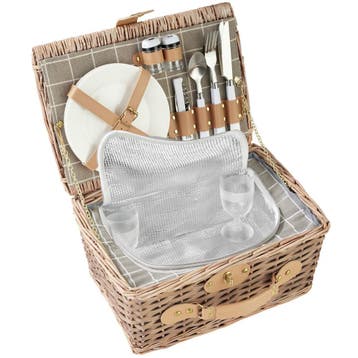 tectake Picknickmand Langeoog voor 2 personen, met koelvak &, Hobby en Vrije tijd, Picknickmanden, Verzenden, Nieuw