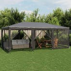 vidaXL Partytent met 10 mesh zijwanden 6x4 m HDPE, Verzenden