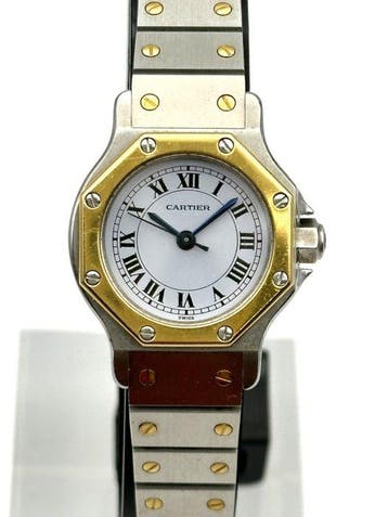 Cartier - Santos Octagon PM - Serviced - Sans prix de, Bijoux, Sacs & Beauté, Montres | Hommes