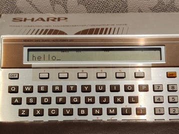 Sharp PC 1500 pocket computer - Computer - In originele