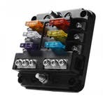 Steekzekeringhouder 6xschroef, NEG, LED en kap, Verzenden, Nieuw