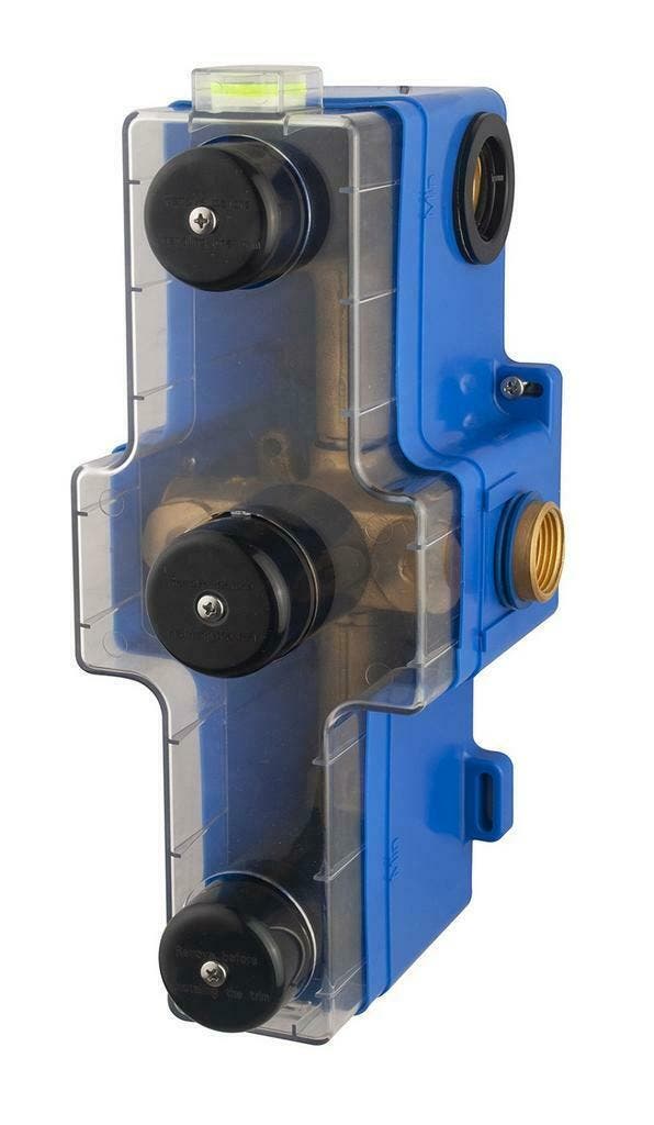 inbouwdeel+box 3-wegs douchethermostaat, Doe-het-zelf en Bouw, Sanitair, Ophalen of Verzenden