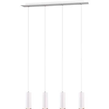 LED Hanglamp Trion Mary - Witte LED Hanglamp met 4 GU10 lich, Verzenden, Nieuw