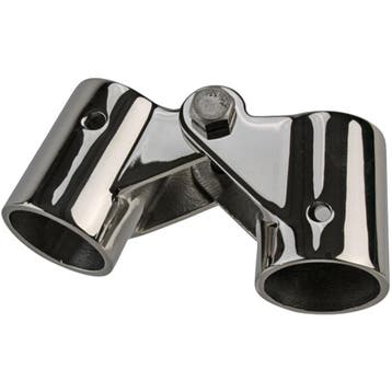 Buiskap & Bimini scharnier voor 22mm Buis Rvs, Watersport en Boten, Ophalen of Verzenden, Nieuw
