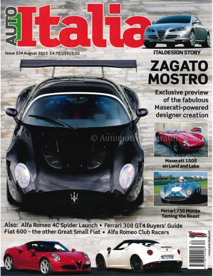 2015 AUTO ITALIA MAGAZINE 234 ENGELS, Livres, Autos | Brochures & Magazines
