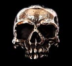 Zegelring - Krachtige visie - schedel - Memento Mori -