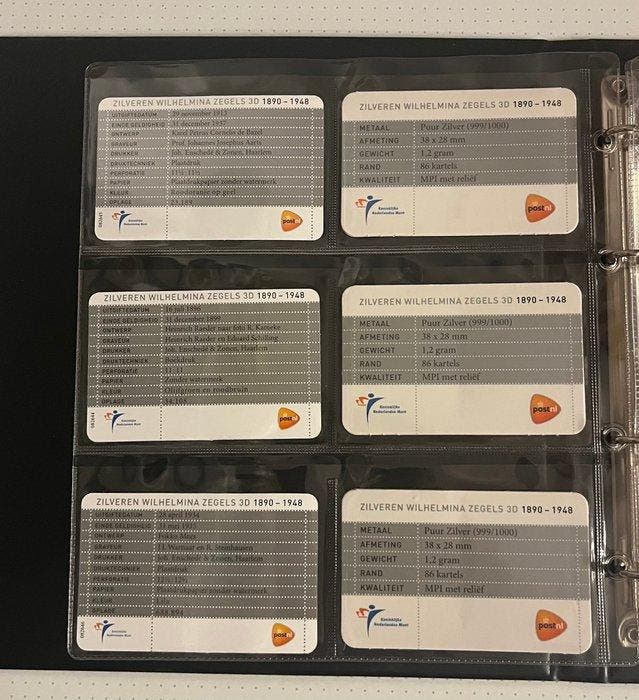 Nederland - Zilveren postzegels Nederland, Postzegels en Munten, Postzegels | Nederland