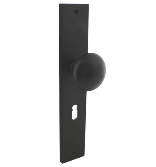 Intersteel Knopschild 245x45mm SL56 zwart, Doe-het-zelf en Bouw, Hang- en Sluitwerk, Ophalen of Verzenden