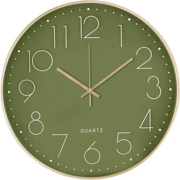 Tyme Wandklok Modern - Goed leesbaar - Stille 40cm Klok -, Verzenden