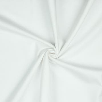 10 meter flanel stof - Wit - 100% katoen, Verzenden, 120 cm of meer, Wit, Katoen