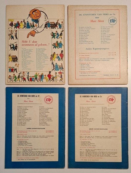 Nero - Het Lodderhoofd / De ijzeren Kolonel / De daverende, Boeken, Stripverhalen