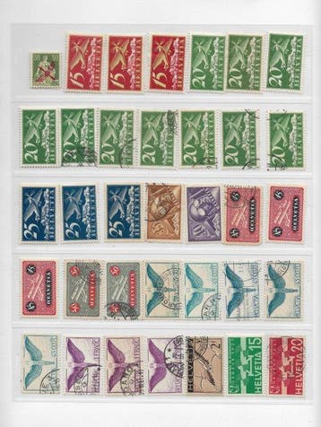Zwitserland 1919/1988 - Luchtpost - Pro Aero, Gestempeld