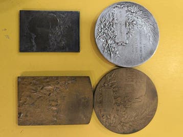 Frankrijk. Medal Lot de 4 medailles (Zonder minimumprijs), Postzegels en Munten