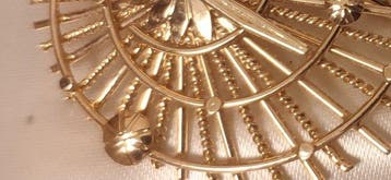 Speld - 18 karaat Geel goud - Uitzonderlijke gouden broche