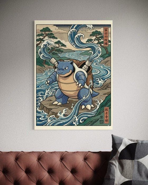 ANDSAL MCMXCI - Blastoise - Special Pokémon Ukiyo-e Limited, Games en Spelcomputers, Spelcomputers | Overige Accessoires