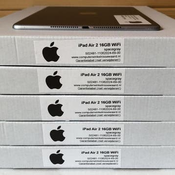 voordeelbundel (10+prijs) Apple iPad 9.7 Air 2 16GB WiFi, Informatique & Logiciels, Apple iPad Tablettes, Ophalen of Verzenden