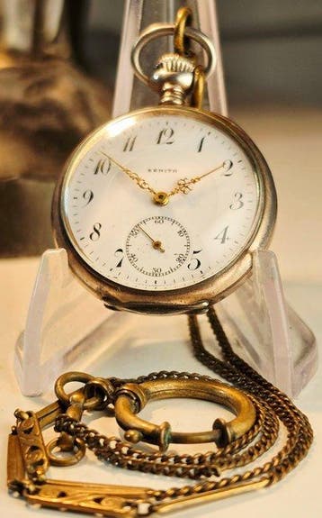 Zenith - Excellent Grand prix paris 1900 swiss pocket watch