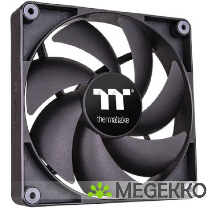 Thermaltake CT140 Ventilator 14 cm Zwart 2 stuk(s), Computers en Software, Computerkoelers, Nieuw, Verzenden