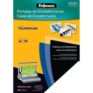 Fellowes dekbladen Futura polypropyleen - zwart A4, Verzenden, Nieuw in verpakking