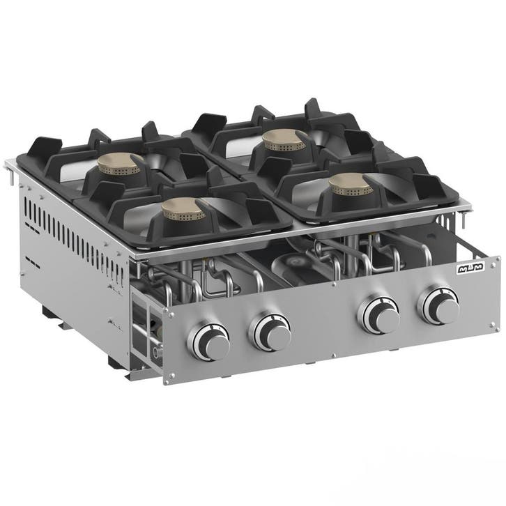 Inbouw Gasfornuis | DROP-IN | Gas | 4 Branders (4x 5.5kW) |, Zakelijke goederen, Horeca | Keukenapparatuur, Nieuw in verpakking