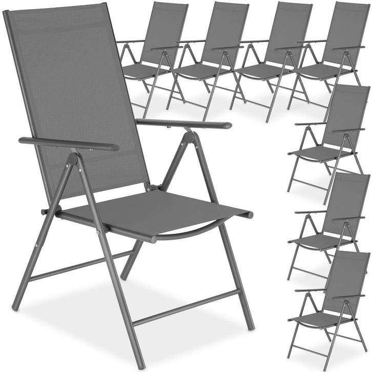 Opvouwbare tuinstoelen met verstelbare rugleuning, gaas, Jardin & Terrasse, Jardin & Terrasse Autre, Envoi