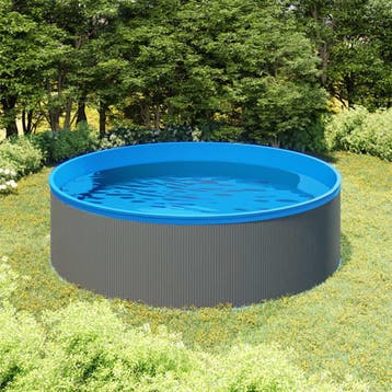 vidaXL Splasher pool met hangende skimmer en pomp 350x90 cm, Tuin en Terras, Verzenden, Nieuw