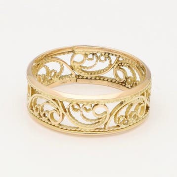 Ring - 18 karaat Geel goud, Bijoux, Sacs & Beauté