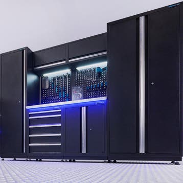 Datona Werkplaatsinrichting PREMIUM RVS met lade en, Doe-het-zelf en Bouw, Ophalen of Verzenden, Nieuw