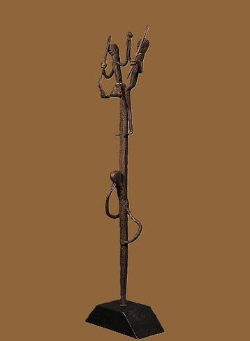 Paal van een fetischeur. - Burkina Faso