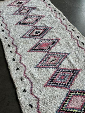 Tapis marocain berbère boucherouite neuf - Vloerkleed - 250