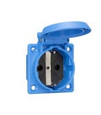 ABL 2P+RA Prise Machine IP54 50x50mm Bleu In-Built -, Verzenden, Nieuw