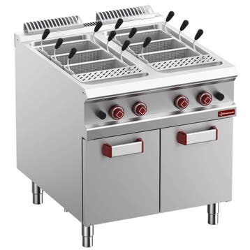 Pastakoker | OPTIMA 900 | Gas | 2x 40L | 26.6kW | Piëzo, Verzenden