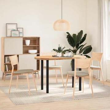 vidaXL Console tafelpoten 4 st 72-74 cm staal zwart, Maison & Meubles, Verzenden