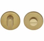 WC-Sluiting 8 mm rond verdekt blind PVD mat goud, Ophalen of Verzenden, Nieuw