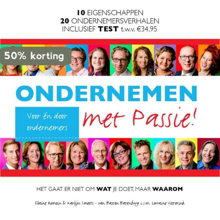 Ondernemen met passie 9789082141603, Boeken, Overige Boeken, Zo goed als nieuw, Verzenden