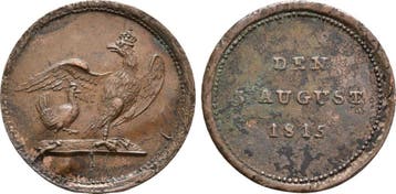 Jeton a d Huldigung 1815 Henneberg Grafschaft, Verzenden