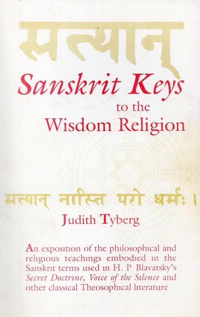Sanskrit Keys to the Wisdom-Religion - Judith M. Tyberg - 97, Boeken, Esoterie en Spiritualiteit, Verzenden