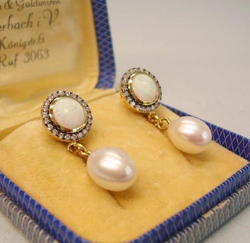 Zonder minimumprijs - Oorbellen Zilver, Verguld - 8.26ct., Nieuw